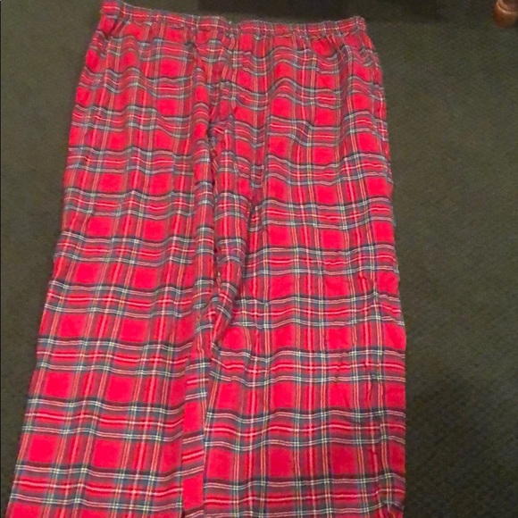 Macys NWT flannel Size 2X Red Plaid Pajama set retail 70 HOST PICK - Picture 2 of 7
